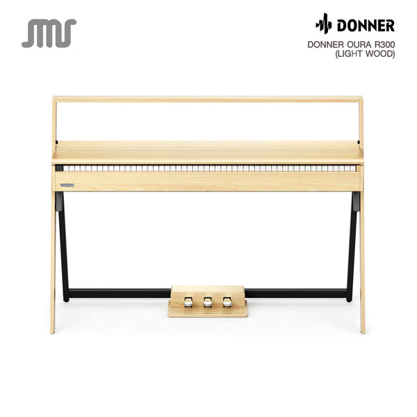 เปียโนไฟฟ้า Donner Oura R300 with Matching Bench Light Wood