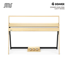 เปียโนไฟฟ้า Donner Oura R300 with Matching Bench Light Wood