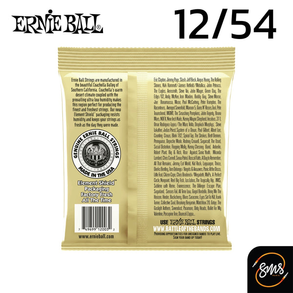 สายกีต้าร์โปร่ง เบอร์12/54 ERNIE BALL EARTHWOOD
