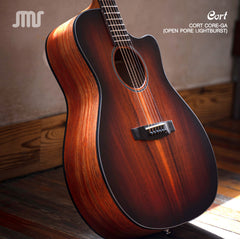 กีตาร์โปร่งไฟฟ้า Cort Core-GA Blackwood with Deluxe Soft-Side Case