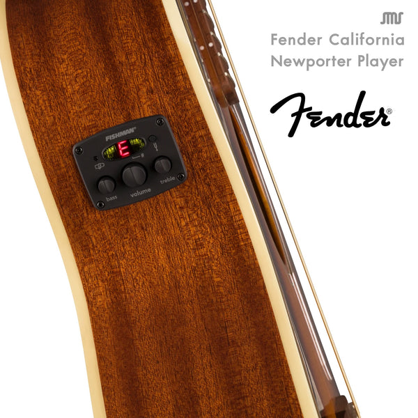 กีต้าร์ Fender California Newporter Player Acoustic-Electric Guitar