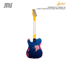Agedman EL Camino 59 (Lake Placid Blue Over Pink Paisley) กีต้าร์ไฟฟ้า