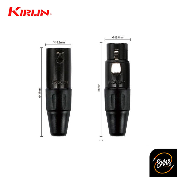 สายสัญญาณไมค์ Kirlin Mpc-270PB/BK
