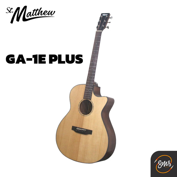 กีต้าร์โปร่งไฟฟ้า St.Matthew 1E Plus