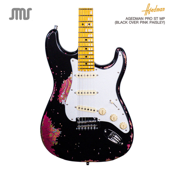 Agedman Pro ST MP (Black Over Pink Paisley) กีต้าร์ไฟฟ้า