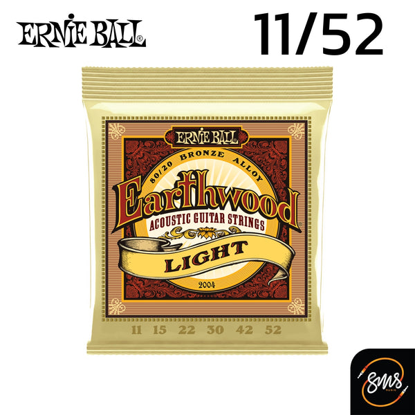 สายกีต้าร์โปร่ง เบอร์11/52 ERNIE BALL EARTHWOOD