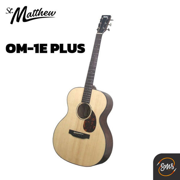 กีต้าร์โปร่งไฟฟ้า St.Matthew 1E Plus