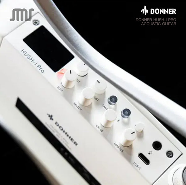 กีตาร์โปร่งไฟฟ้า Donner HUSH-I PRO Guitar