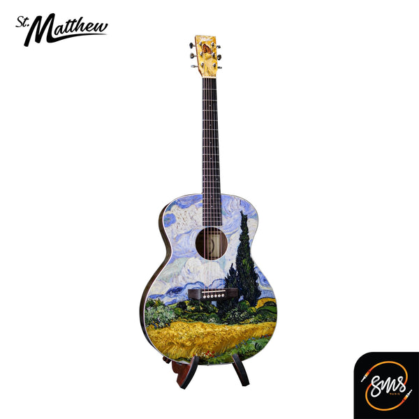 กีต้าร์โปร่งไฟฟ้า St.Matthew Van Gogh Series