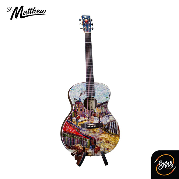 กีต้าร์โปร่งไฟฟ้า St.Matthew Van Gogh Series