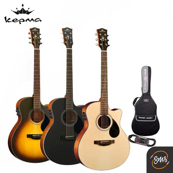 กีต้าร์โปร่งไฟฟ้า Kepma EACE-K10 Trans Acoustic