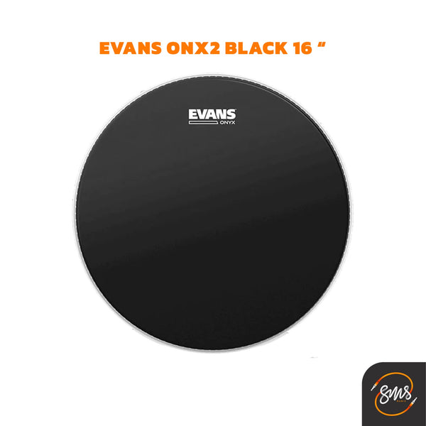 หนังกลอง EVANS ONX2 Black
