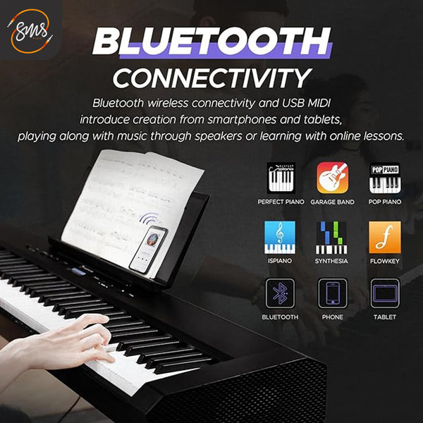 เปียโนไฟฟ้า Starfavor SP-20 88 Key Hammer Action Digital Piano with Stand