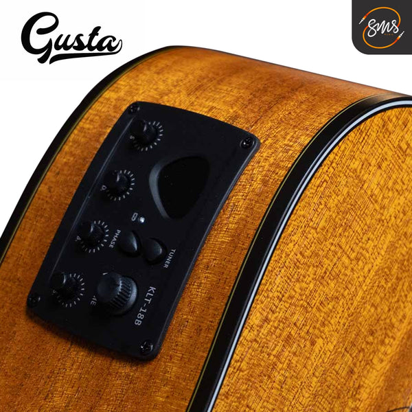 กีต้าร์โปร่งไฟฟ้า Gusta DJS1-E