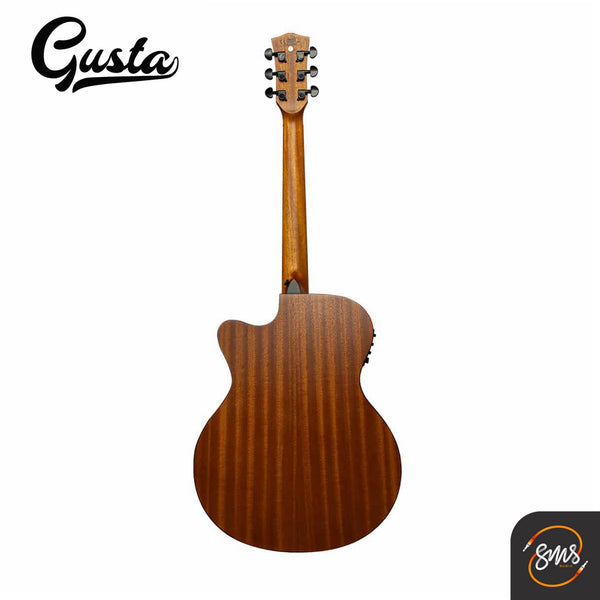 กีต้าร์โปร่งไฟฟ้า Gusta OM1CE II N40