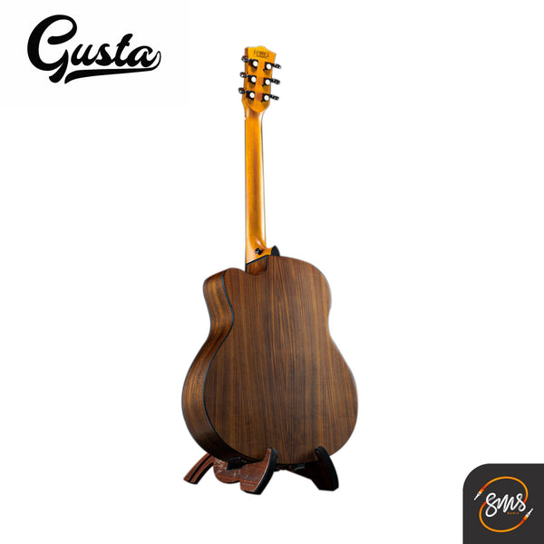 กีต้าร์โปร่งไฟฟ้า Gusta OM2CE II N40