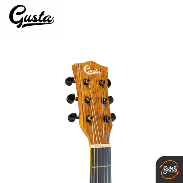 กีต้าร์โปร่งไฟฟ้า Gusta OM2CE II N40