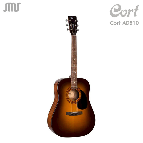 กีต้าร์โปร่ง Cort AD810 +กระเป๋ากีต้าร์บุฟองน้ำ