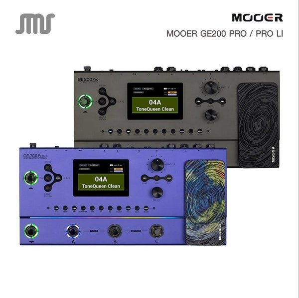 เอฟเฟคกีตาร์ Mooer GE200 Pro/Pro Li Intelligent Multi Effects