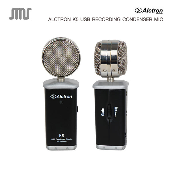 ไมโครโฟนคอนเดนเซอร์ Alctron K5 USB Condenser Studio Mic