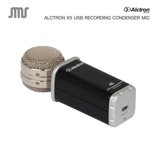 ไมโครโฟนคอนเดนเซอร์ Alctron K5 USB Condenser Studio Mic