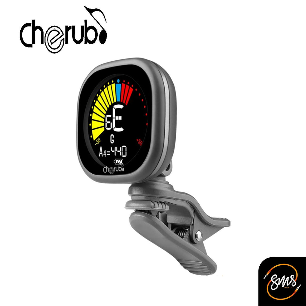 CHERUB WST-650GB Afinador de pinza para guitarra y bajo CHERUB WST-650GB Afinador de pinza para guitarra y bajo