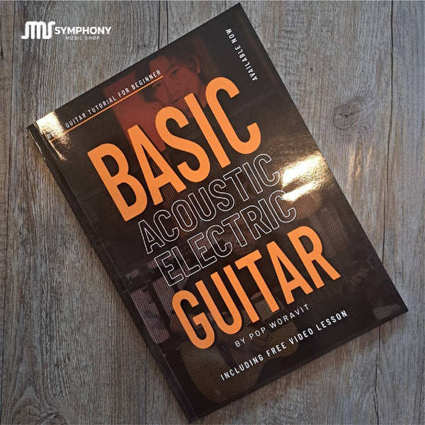 หนังสือ Basic Acoustic Electric Guitar และ How to Speed Picking โดย Pop Woravit