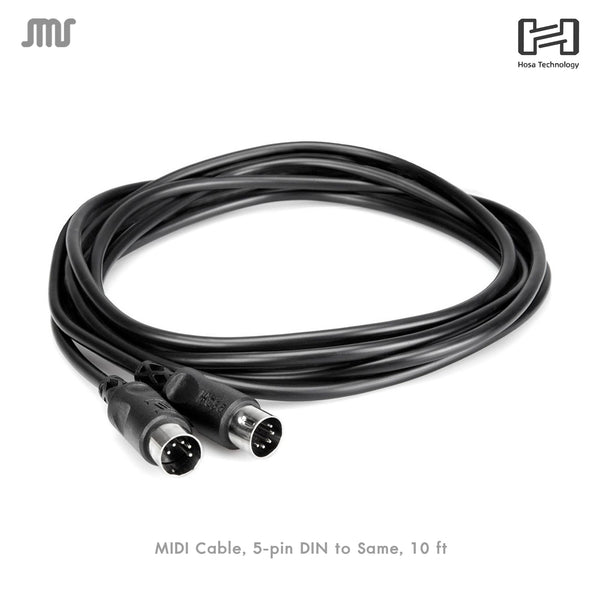 HOSA MIDI Cable 5-pin DIN to Same 10 ft