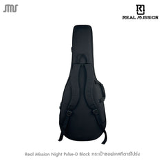 Real Mission Night Pulse-D Black กระเป๋าซอฟเคสกีตาร์โปร่ง