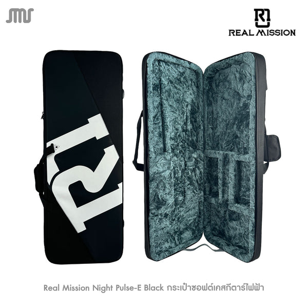 Real Mission Night Pulse-E Black กระเป๋าซอฟต์เคสกีตาร์ไฟฟ้า