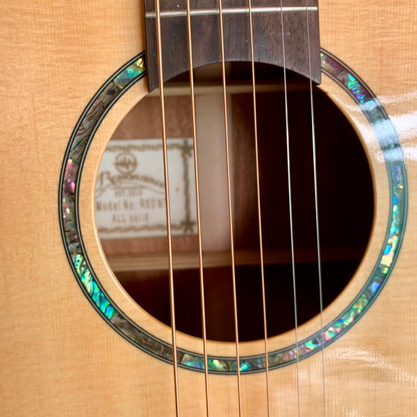 กีต้าร์โปร่งไฟฟ้า Ressonance รุ่น R-03-EQ ไม้แท้ทั้งตัว ( All Solid )