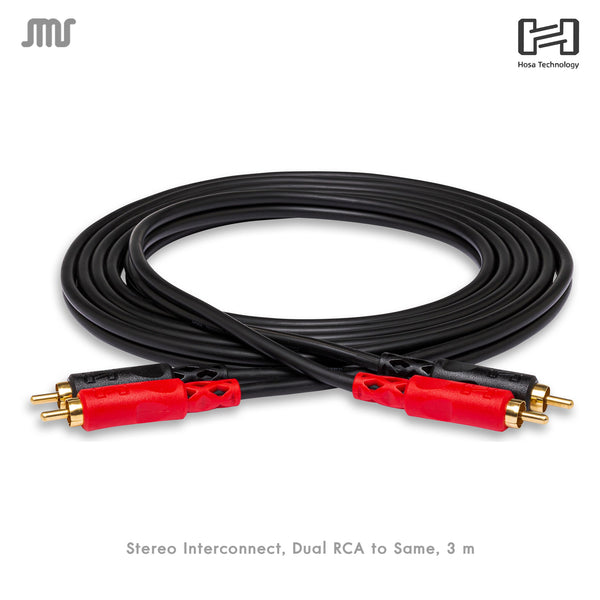 HOSA Stereo Interconnect Dual RCA to Same
