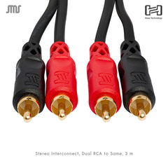 HOSA Stereo Interconnect Dual RCA to Same