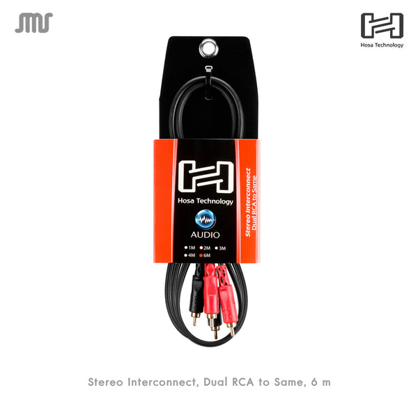 HOSA Stereo Interconnect Dual RCA to Same