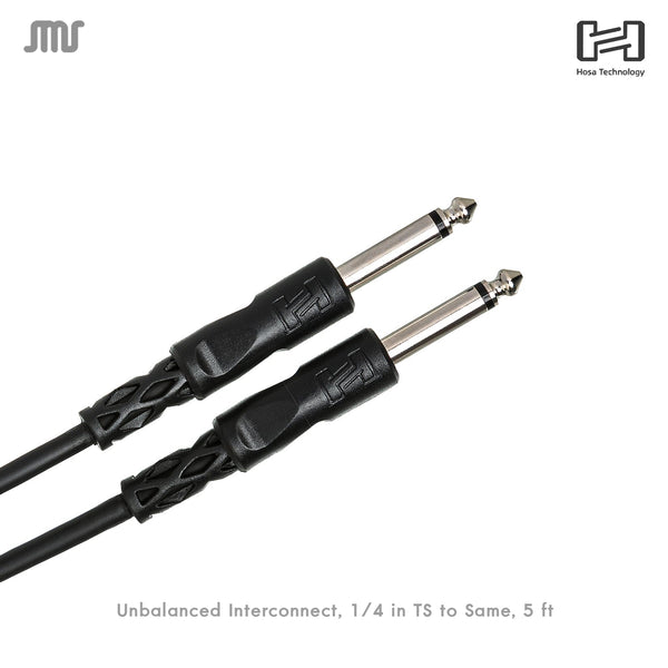 HOSA Unbalanced Interconnect, 1/4 in TS to Same
