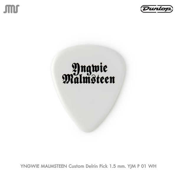 YNGWIE MALMSTEEN Custom Delrin Pick 1.5 mm. YJM P 01 WH