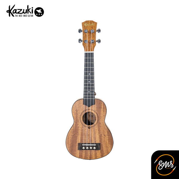 Kazuki อูคู โซพราโน่ Play series 21 ขอบดำ ไม้มาฮอค +กระเป๋า+จูนเนอร์