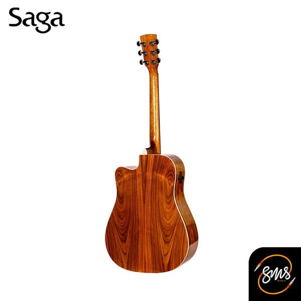 กีต้าร์โปร่งไฟฟ้า Saga SF850CE