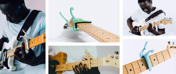 คาโป้กีต้าร์ Fender® x Kyser® Electric Guitar Capo รุ่น Quick-Change®