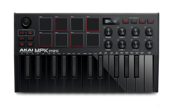 คีย์บอร์ด Akai MIDI Controller รุ่น MPK Mini MK3 (Black)