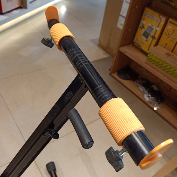 ขาตั้งคีย์บอร์ด X Stand ขาเดี่ยว (สีดำเหลือง)