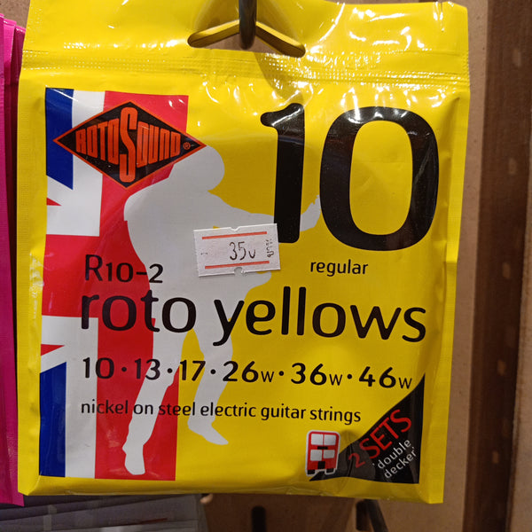 สายกีตาร์ไฟฟ้า Rotosound Roto Electric Guitar Strings 2 Set