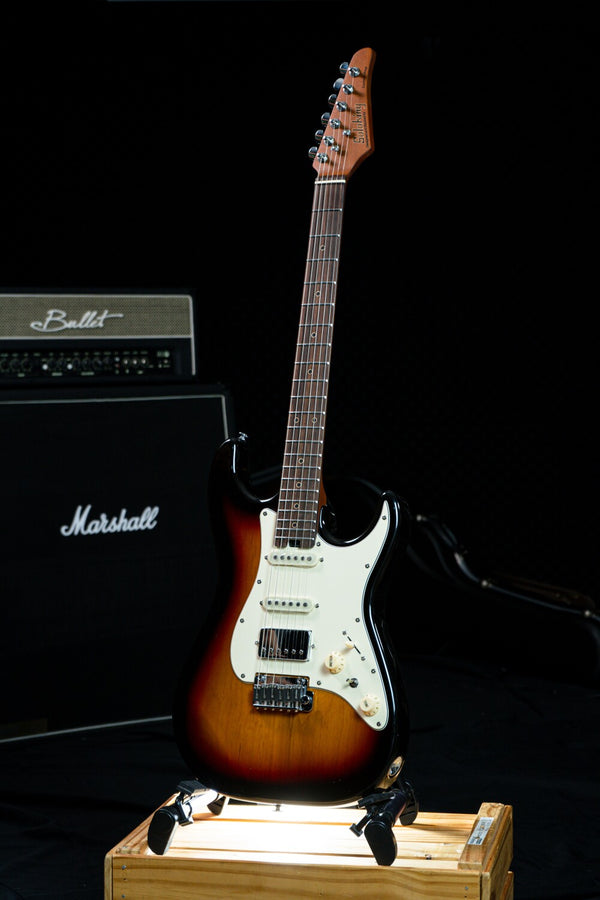 Soloking MS-11 Custom Rosewood FB HSS สี 3Tone Sunburst