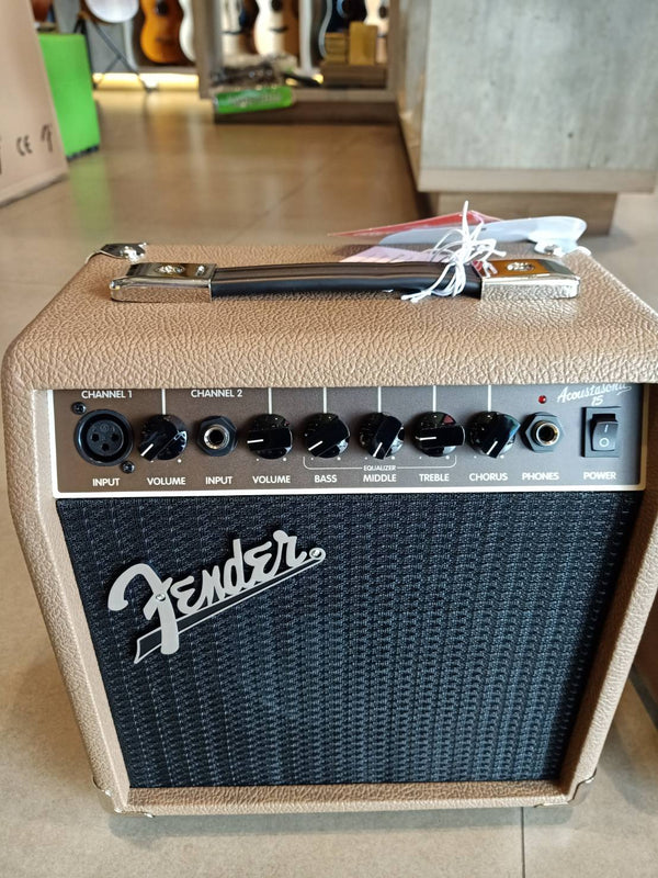 แอมป์กีตาร์โปร่ง Fender Acoustasonic 15 : Acoustic Guitar