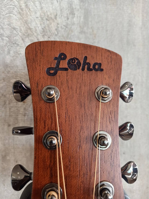 กีต้าร์โปร่ง Loha รุ่น GA + แถมกระเป๋าบุฟองน้ำ Loha