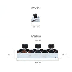 Nut ไฟฟ้าทรง Floyrose-Silver