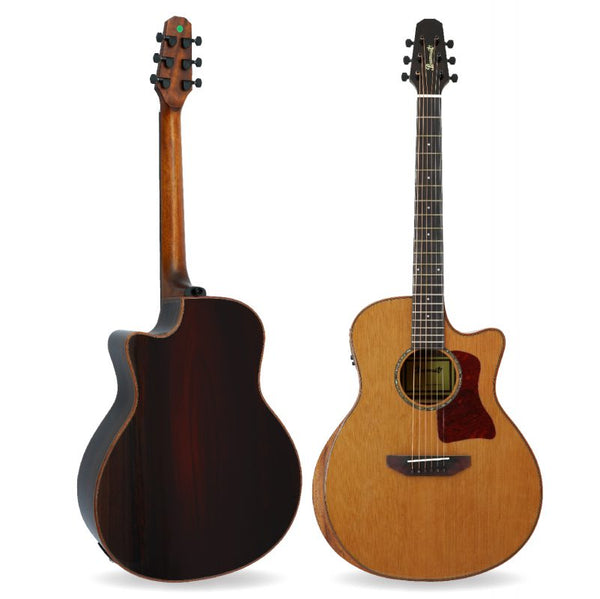 กีต้าร์โปร่งไฟฟ้า Paramount Acoustic Guitar รุ่น A2020 (Top Solid) ไม้หน้าแท้