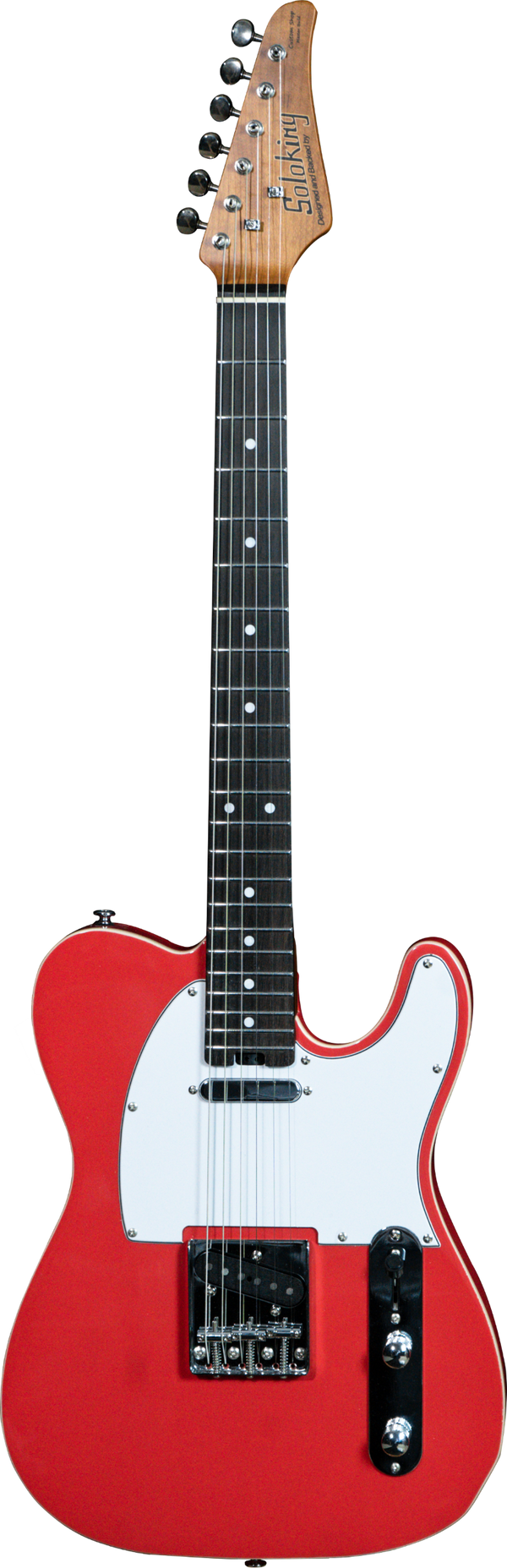 Soloking MT-1 Custom Rosewood FB Binding SS Fiesta Red