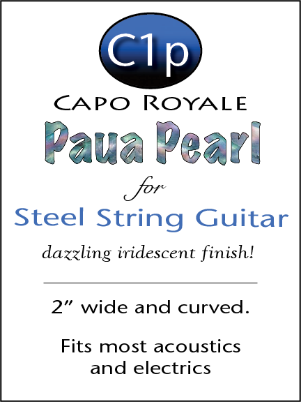 Shubb Capo Royale Paua Pearl for Steel String Guitar - C1P