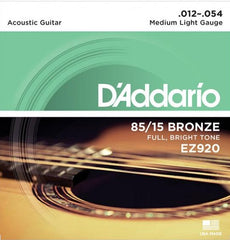 สายกีต้าร์โปร่ง D’Addario EZ920 Medium Light .012-.054